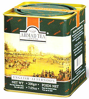AHMAD TEA - 200g缶入りリーフティー - イングリッシュシーン◎イングリッシュアフタヌーン
