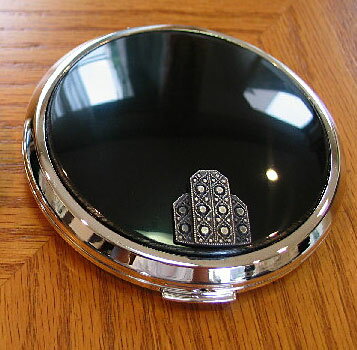 Black Marquesite Compact