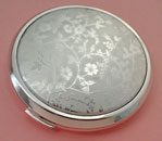 Wild Rose Silver Compact
