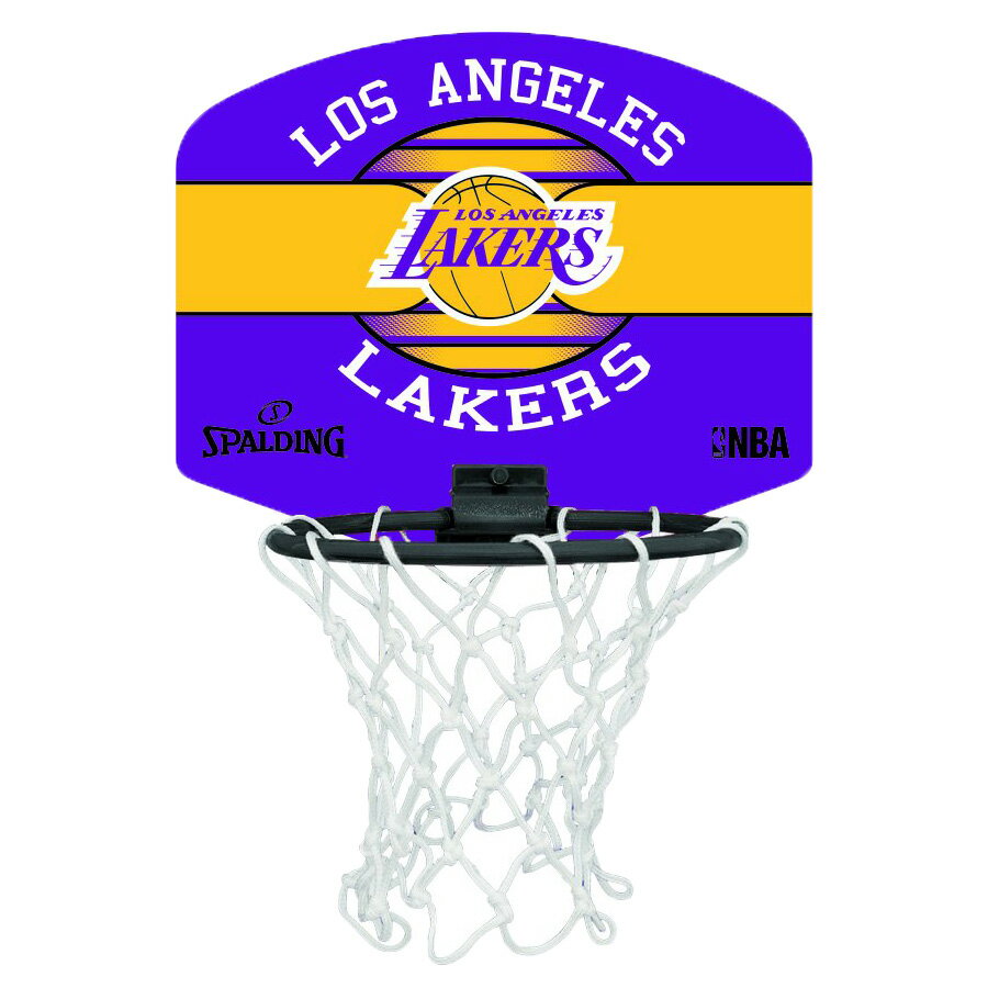 【SPALDING】 スポルディング バスケットゴール マイクロミニ レイカーズ インテリア アクセサリー(NBA公認)　77-656Zの画像