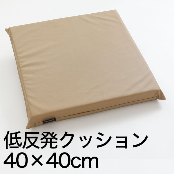 A Simple Leathe（シンプルレザー）　もっちり低反発ウレタンクッション（モダンカラーの合皮カバー付）　40×40×5cm【低反発クッション】【インテリア】【setsuden_bedding】