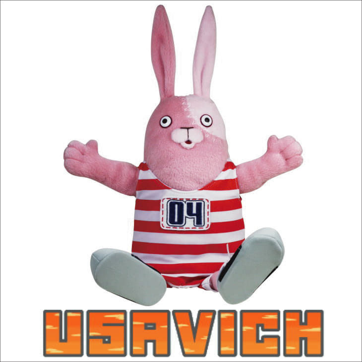 USAVICH(ウサビッチ）ぬいぐるみハンドパペット　全長約30.5cm【うさびっち usavich ウサビッチ キャラクター　グッズ】【setsuden_bedding】大人気！USAVICH(ウサビッチ）　ぬいぐるみハンドパペット♪【うさびっち usavich ウサビッチ キャラクター　グッズ】