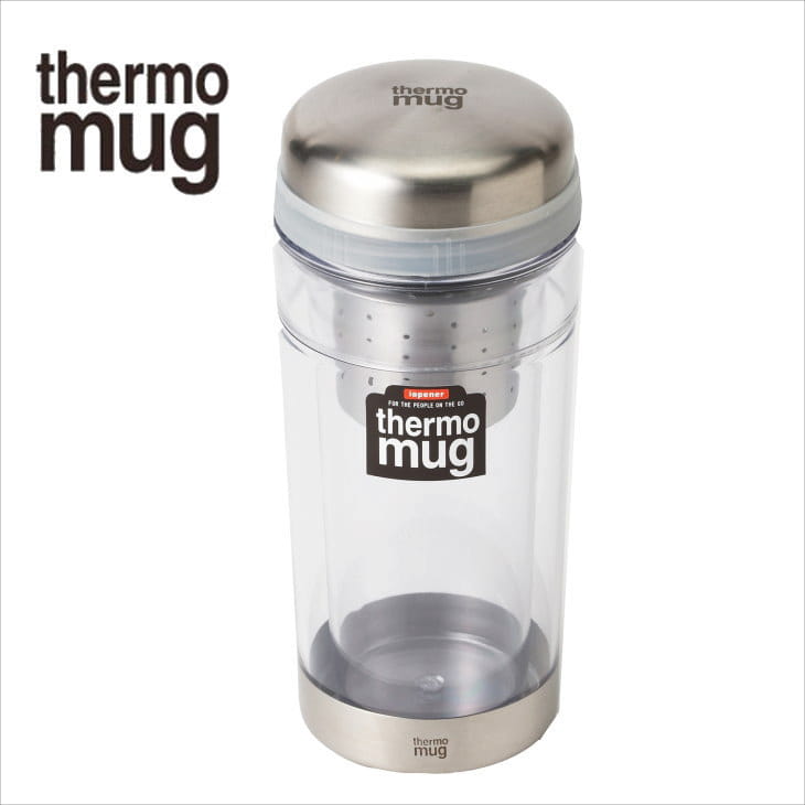 thermo mug（サーモマグ）　ティータンブラー（Tea Tumbler）　Mサイズ　容量330ml　(取り外し可能な茶こし付）【setsuden_bedding】