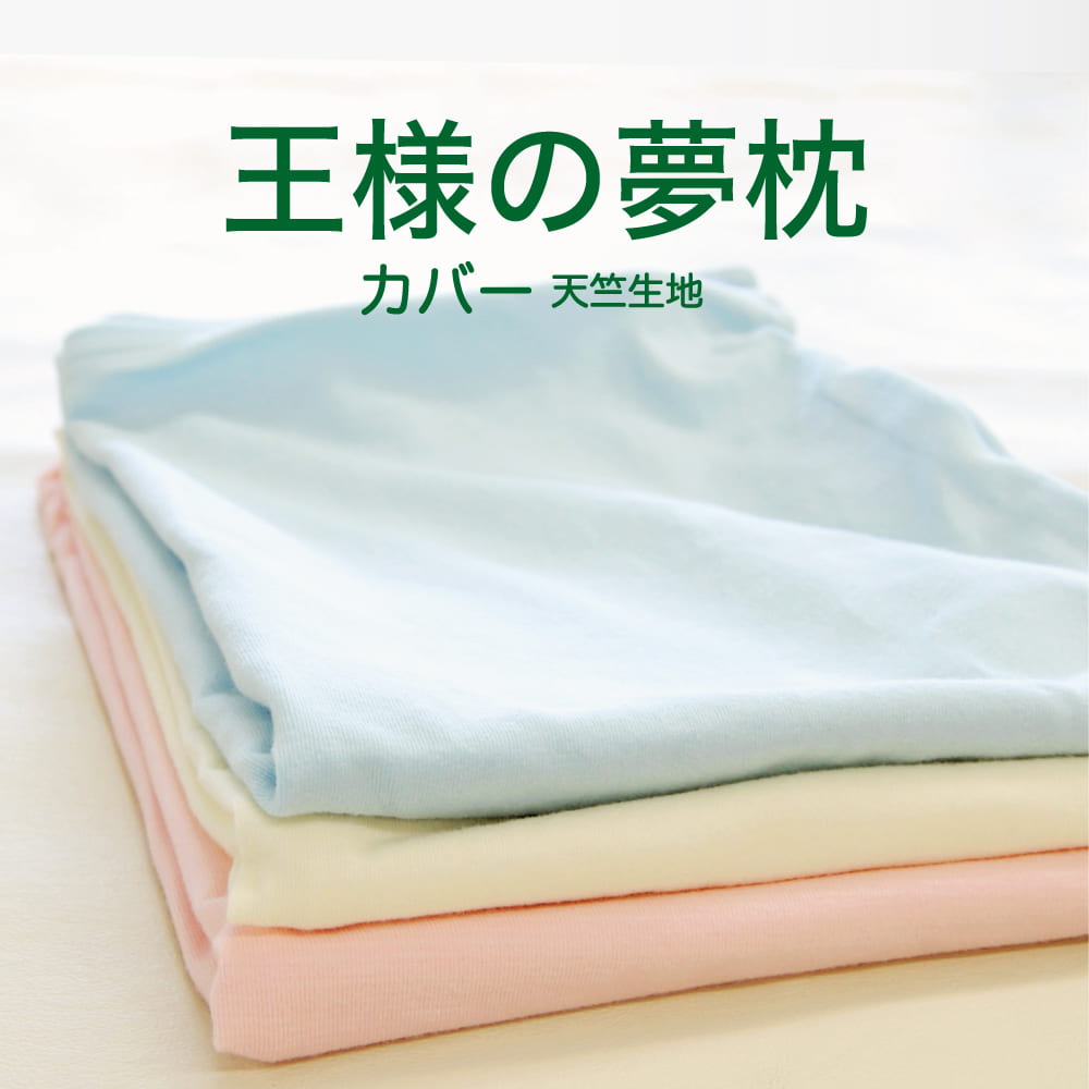 枕カバー 旧・<strong>王様の夢枕</strong>用 専用カバー 天竺素材 ※新・<strong>王様の夢枕</strong>には対応していません。 【日本製 専用枕カバー 王様 まくらカバー ピロケース ピローケース pillow case covers】【メール便対応】【名入れ対応可（+1000円）】