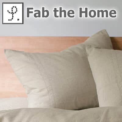 Fab the Home（ファブザホーム）ファインリネン ピローケースM【枕カバー】【まくらカバー・ピロケース】【setsuden_bedding】ピローケースはFab the Home（ファブザホーム）♪