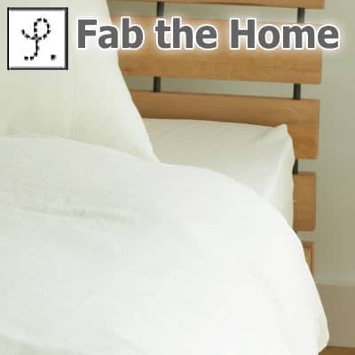 Fab the Home（ファブザホーム）ファインリネン ベッドシーツ ダブル【送料無料】♪♪♪【setsuden_bedding】