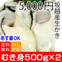坂越産 生牡蠣むき身500g×2 サムライオイスター! [送...