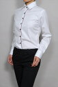 レディース シャツ ワイシャツ | ドレスシャツ 長袖 ビジ...