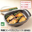 【楽天1位】☆魚焼きグリル 耐熱陶器 長角型◇グリルプレート グリルパン 魚焼きグリル フライパント パン プレート 魚焼き 皿 レンジ オーブン ダッチオーブン グリルピザプレート グリル名人