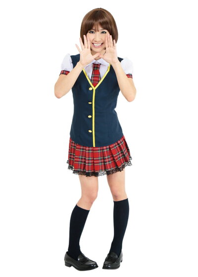 アイドル制服ユニットALadies【キーワード:AKB48・AKIBA・アキバ・女子高生コスチューム・コスプレ・仮装グッズ・衣装】【837671】