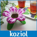 koziol/AUDREY MURANO Tea Strainer 　ティーストレイナー（茶こし）「ホワイト/ピンク」.