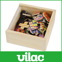 VILAC ( ヴィラック ) 木製 マグネット / スウジ VL8019 .【送料無料】おもちゃ　 マグネット　磁石　数字　 算数 の お勉強に 知育玩具　 プレゼントにも・・・
