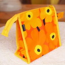 【ポイントアップ中!】マリメッコ、化粧ポーチ、小物入れ、ポーチコーティング仕様marimekko MINI UNIKKO MAKE UP BAGS/ Nuuka ミニウニッコ ポーチ(M)オレンジ.