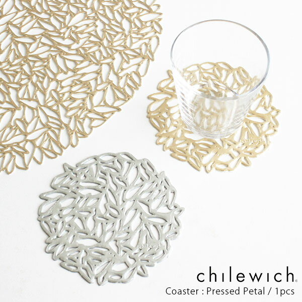 【 メール便 可 】 chilewich ( チルウィッチ ) PETAL ( ペタル ) コースター 単品 / 一枚 （ ばら売り ） 【 正規販売店 】.