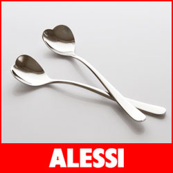 ALESSI ( アレッシィ )　BIG LOVE ICE CREAM SPOON アイスクリームスプーン 2本セット .