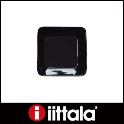 iittala ( イッタラ ) Teema ( ティーマ ) スクエアプレート16×16cm / ブラック .