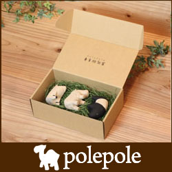 polepole ( ぽれぽれ ) ぽれぽれ動物シリーズ専用　（親子シリーズは不可）【3個用】ギフトボックス .