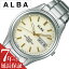 【延長保証対象】セイコー アルバ アンジェーヌ 腕時計 SEIKO ALBA ingene 時計 セイコーアルバ SEIKOALBA アルバアンジェーヌ albaingene アンジェーン メンズ シャンパンゴールド AEFD542 ソーラー ペア モデル SEIKO セイコー シルバー 銀 金 3針 V158
