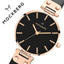 【国内正規品】モックバーグ 腕時計 MOCKBERG 時計 モック バーグ 時計 MOCK BERG 腕時計 オリジナル Originals Sigrid Black メンズ レディース ブラック MO110 人気 ブランド ペア ペアウォッチ 上品 薄型 アクセサリー シンプル 革 レザー ピンクゴールド 送料無料