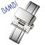 バンビ Dバックル BAMBI 腕時計 バックル バンビ 時計 観音プッシュ式 腕時計用 時計用 幅 20mm メンズ レディース 男性 女性 ZS010S 付け替え 部品 簡単 シルバー レザーベルト用 革ベルト 両開き バックル 時計ベルト おしゃれ ファッション