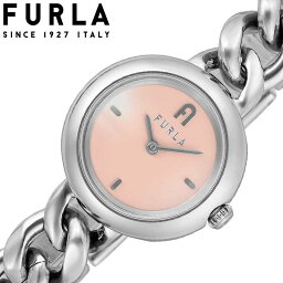 フルラ 腕時計 FURLA 時計 チェーンラウンド CHAIN ROUND レディース WW00019007L1 女性 ピンク シルバー 仕事 ビジネス 誕生日 記念日 お祝い 贈り物 定番 彼女 妻 嫁 さん ママ 母 娘 シンプル 薄型 軽い 人気 おすすめ おしゃれ ブランド プレゼント ギフト