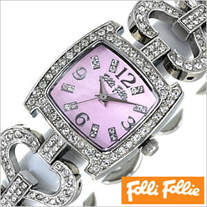 [レビューを書いて送料無料・特別価格！]今月限定スーパーセールアイテム！[お一人様1個限り]フォリフォリ腕時計 FolliFollie時計 Folli Follie 腕時計 フォリ フォリ 時計 レディース WF5T120BPP