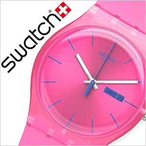 スウォッチ腕時計[Swatch時計][ Swatch 腕時計 スウォッチ 時計 ]オリジナルス・ニュー・ジェント ピンク・レーベル[ORIGINALS NEW GENT PINK REBEL]/メンズ時計/SUOP700[ 父の日 母の日 ギフト ]