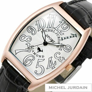ミッシェルジョルダン腕時計[MICHEL JURDAIN][ MICHEL JURDAIN 腕時計 ミッシェルジョルダン 時計 ]天然ダイヤ入り カサブランカ ペアウォッチ/メンズ時計MJ-SG-1100-1