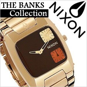 ニクソン腕時計[NIXON WATCH][ NIXON 腕時計 ニクソン 時計 ]バンクス オールゴールド ブラウン[THE BANKS ALLGOLD BROWN]/メンズ/レディース/男女兼用時計A060-715[スポーツウォッチ][♂][ 父の日 母の日 ギフト ]