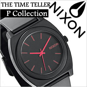 ニクソン腕時計[NIXON WATCH][ NIXON 腕時計 ニクソン 時計 ]タイムテラーピーブラック ブライトピンク[THE TIME TELLER P BLACK BRIGHT PINK]/メンズ/レディース/男女兼用時計A119-480[スポーツウォッチ][♀][ 父の日 母の日 ギフト ]