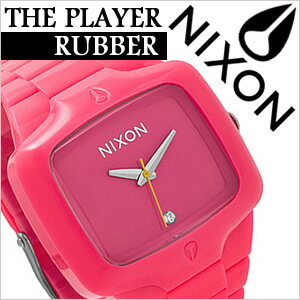 ニクソン腕時計[NIXON WATCH][ NIXON 腕時計 ニクソン 時計 ]ラバーフルプレイヤー フルピンク[THE RUBBER FLURO PLAYER FLURO PINK]/メンズ/レディース/男女兼用時計A139-622[スポーツウォッチ][♀][ 父の日 母の日 ギフト ]