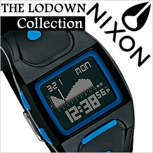 ニクソン腕時計[NIXON WATCH][ NIXON 腕時計 ニクソン 時計 ]ローダウン ブラックブルー[THE LODOWN BLACK BLUE]/メンズ/レディース/男女兼用時計A530-018[スポーツウォッチ][♀][ 父の日 母の日 ギフト ]