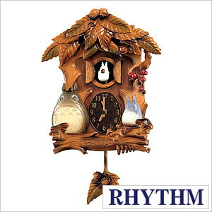 リズム掛け時計[Rhythm][ Rhythm 掛け時計 リズム 時計 ]となりのトトロ/リズム時計/4MJ806MN06