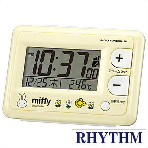 リズム置き時計[Rhythm][ Rhythm 置き時計 リズム 時計 ]ミッフィー/リズム時計/8RZ095RN33