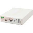 TANOSEE αエコカラーペーパーII A5 ライトピンク 1冊(500枚)