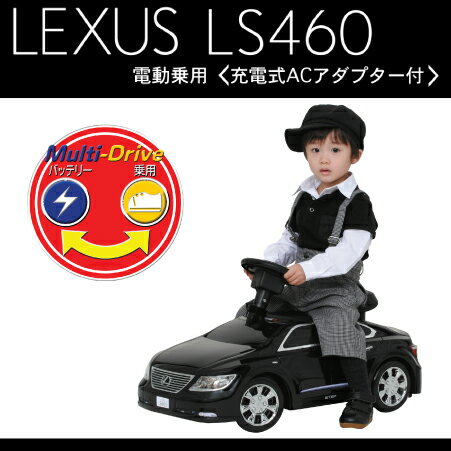 【送料無料】足けり・電動バッテリー兼用　レクサスLS460ブルーブラック