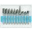 TRUSCO 超硬バーセットCシリーズ 軸6mm 刃径9.5mm 10本セット(TBC09510S)