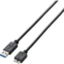エレコム USB3.0ケーブル(A−microB)(USB3AMB10BKRS)