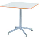 アイリスチトセ リフレッシュテーブル フーク 十字脚 750×750 ホワイト (CFKTX7575GW)【アイリスチトセ(株)】