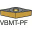 サンドビック コロターン107 旋削用ポジ・チップ 5015 CMT(VBMT160402PF)