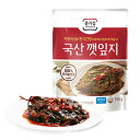 【冷蔵】『宗家』ケンニッキムチ|エゴマの葉キムチ(辛口タレ漬け・150g)チョンガ 韓国キムチ 韓国おかず 韓国料理 韓国食材 韓国食品マラソン ポイントアップ祭