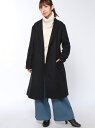 【SALE/75%OFF】who's who Chico ダブルフェイスガウンコート パル グループ アウトレット コート/ジャケット【RBA_S】【RBA_E】【送料無料】