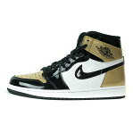 NIKE / ナイキAIR JORDAN 1 RETRO HIGH OG NRG "GOLD TOE" / エアジョーダン 1 レトロ ハイ ゴールド トゥBLACK/BLACK-METALLIC GOLD NOIR / ブラック ブラックメタリック ゴールド ノアール国内正規品 新品同様品