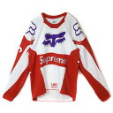 Supreme x Fox Racing / ץ꡼ եå 졼Moto Jersey Top /  㡼 ȥåRed / å 2018SS  ʡš