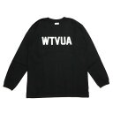 WTAPS / ダブルタップスWTVUA TEE LS /ロゴ ロングスリーブ Tシャツ ロンTBLACK / ブラック 黒2019AW 国内正規品 新古品