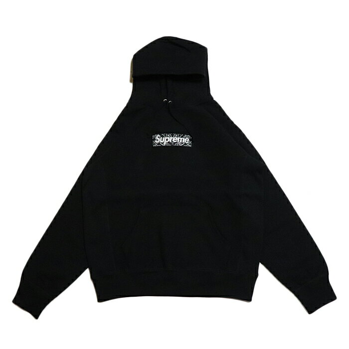 Supreme /Vv[Bandana Box Logo Hooded Sweatshirt /o_i {bNXS t[fbh XEFbgVc p[J[Black / ubN 2019AW Ki VÕiyÁz