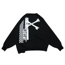 WTAPS × NEIGHBORHOOD / ダブルタップス × ネイバーフッドRIPPER CREW NECK SWEATSHIRT.リッパー クルーネック スウェットシャツBLACK / ブラック 黒2019AW 国内正規品 新古品