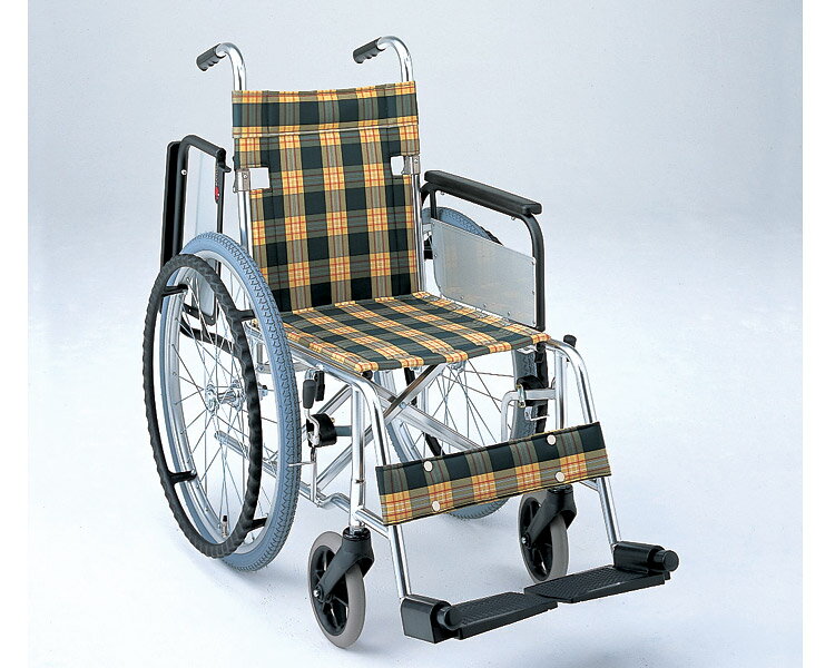 アルミ自走式車椅子 肘跳ね上げタイプ MW-33F　（背折りたたみ）　【松永製作所】【RCPmara1207】