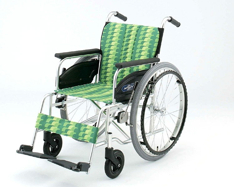 アルミ自走式車椅子 NA-406AS　【日進医療器】【RCPmara1207】
