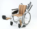アルミ自走式車椅子 NA-426T　エレベーティング　【日進医療器】【RCPmara1207】